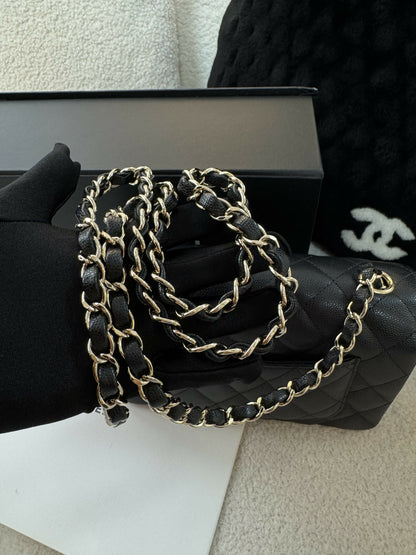Chanel 17 Small Classic Flap Caviar Bag