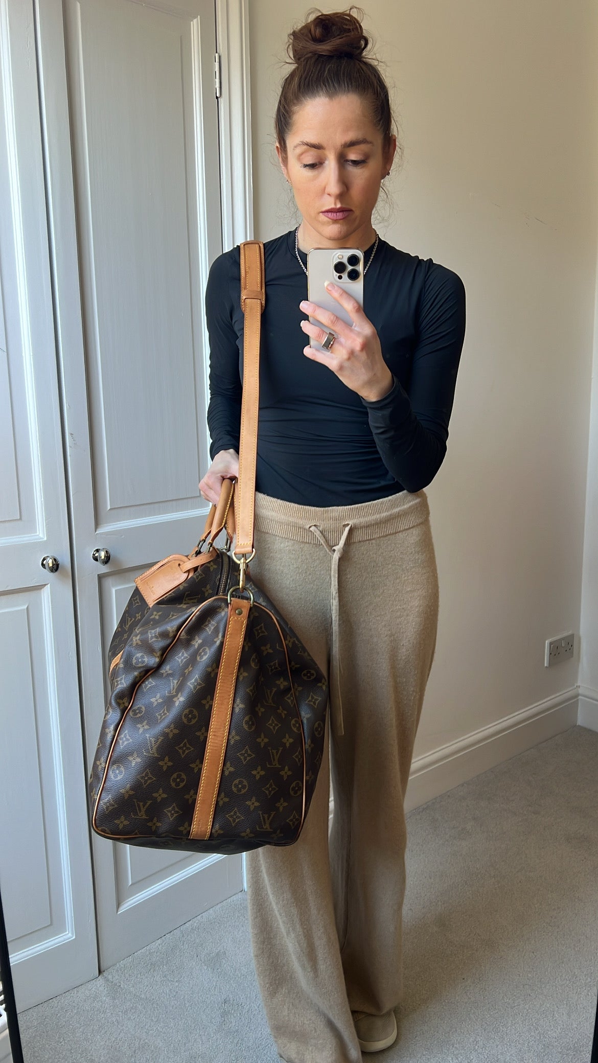 Louis Vuitton Vintage Keepall Bandouliere 60