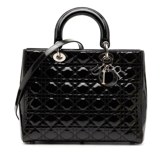 Dior Lady Dior Cannage Black Handbag Cannage