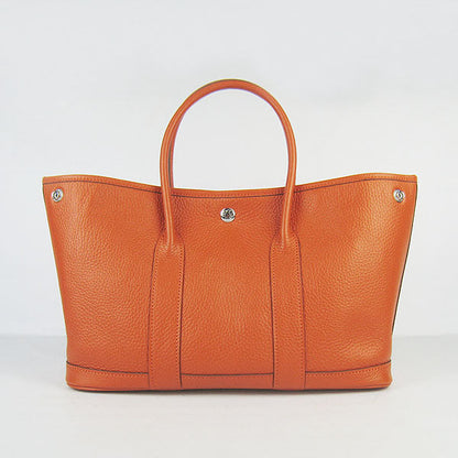 Luxury Hermes Garden Party Handbag Orange