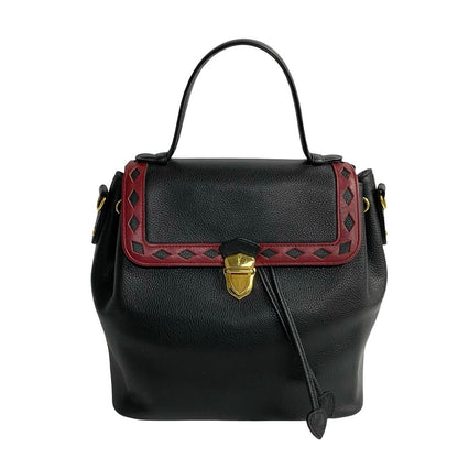 Saint Laurent Leather Red Handbag Style 30