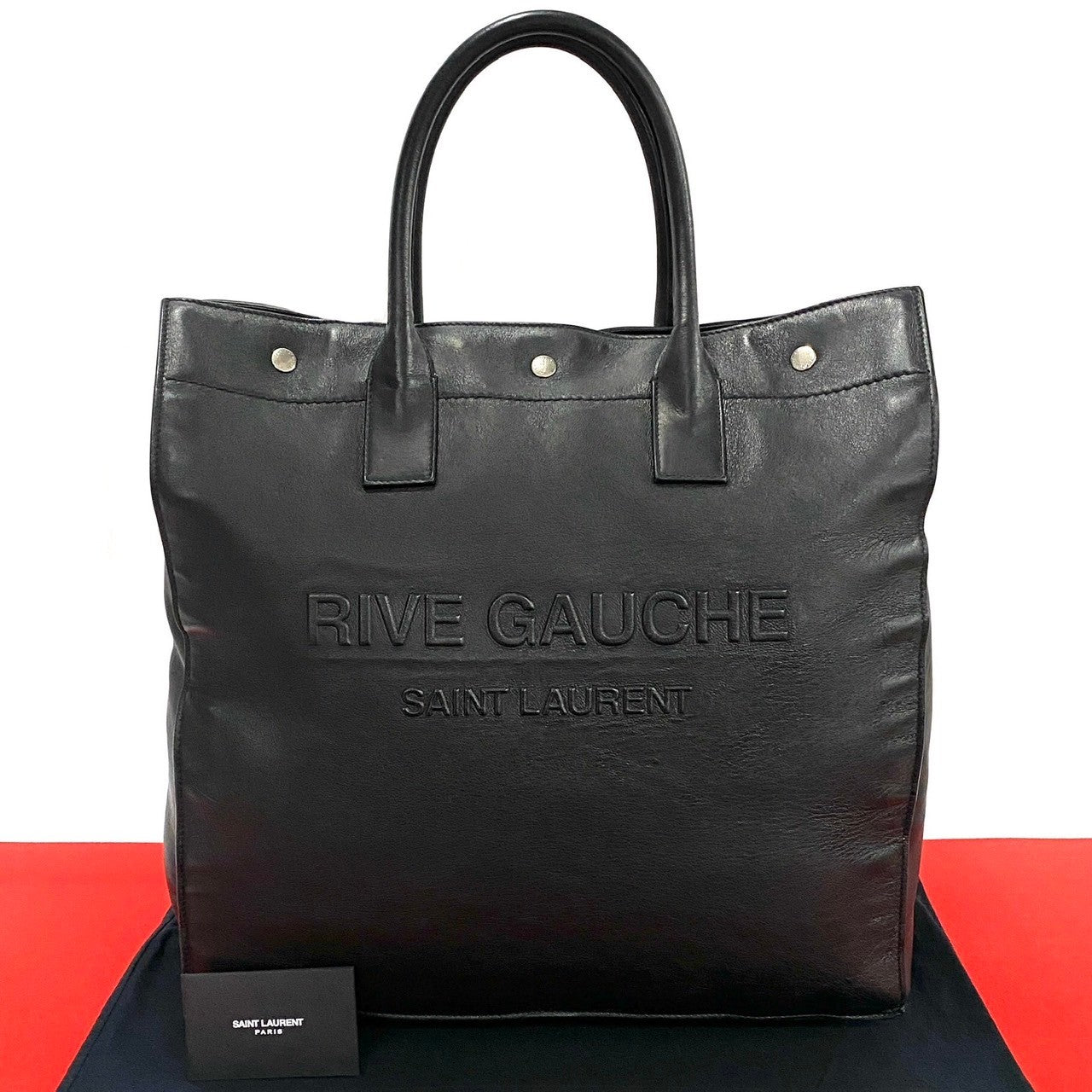 Yves Saint Laurent Leather Rive Gauche Tote