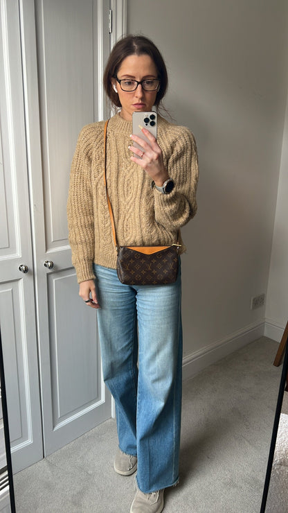 Louis Vuitton Monogram Safran Pallas Pochette