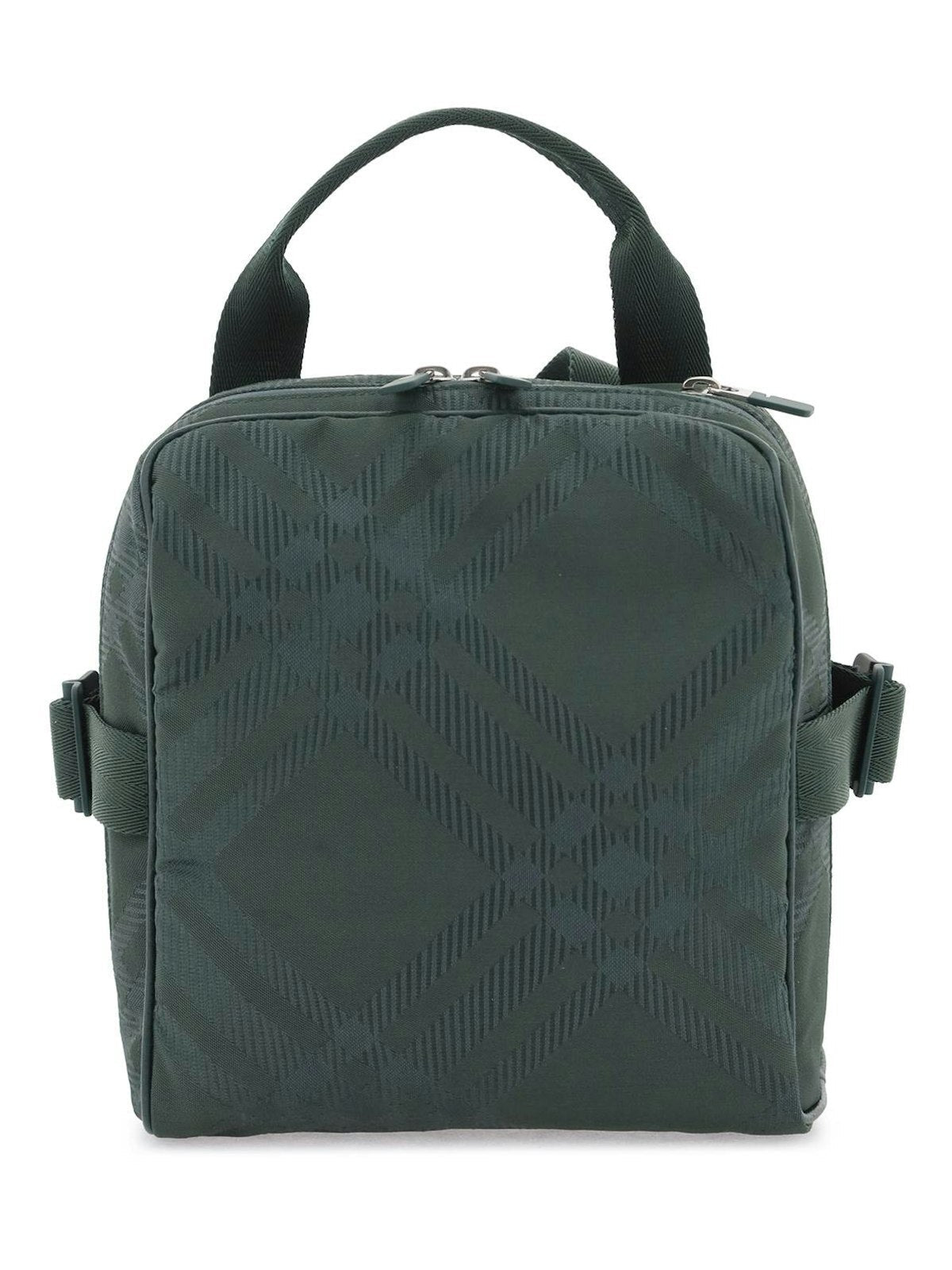 Check Jacquard Crossbody Bag