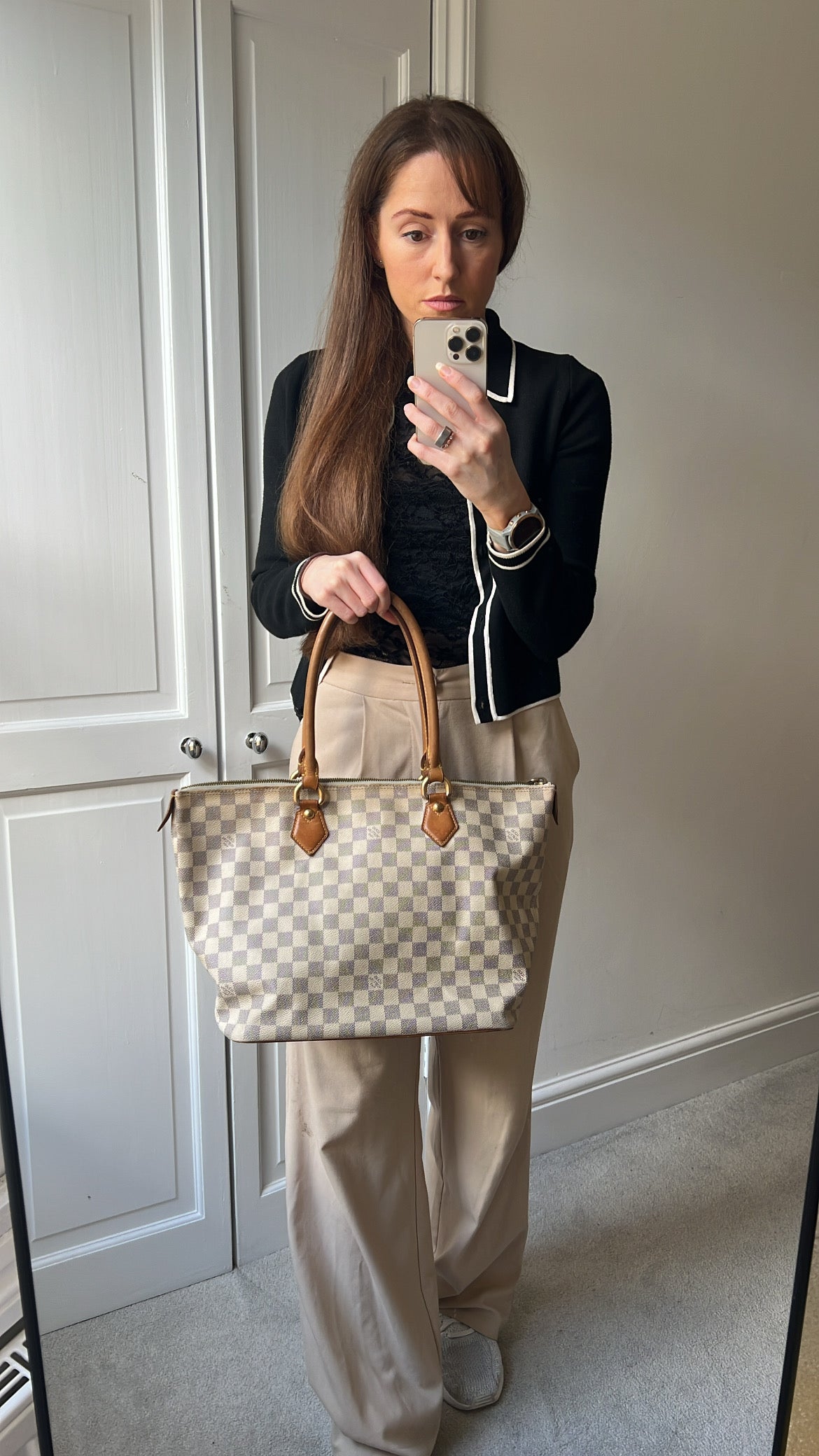 Louis Vuitton Saleya MM Tote Damier Azur