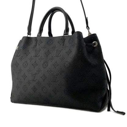 Louis Vuitton  Noir Monogram Mahina Leather Handbag Shoulder Bag