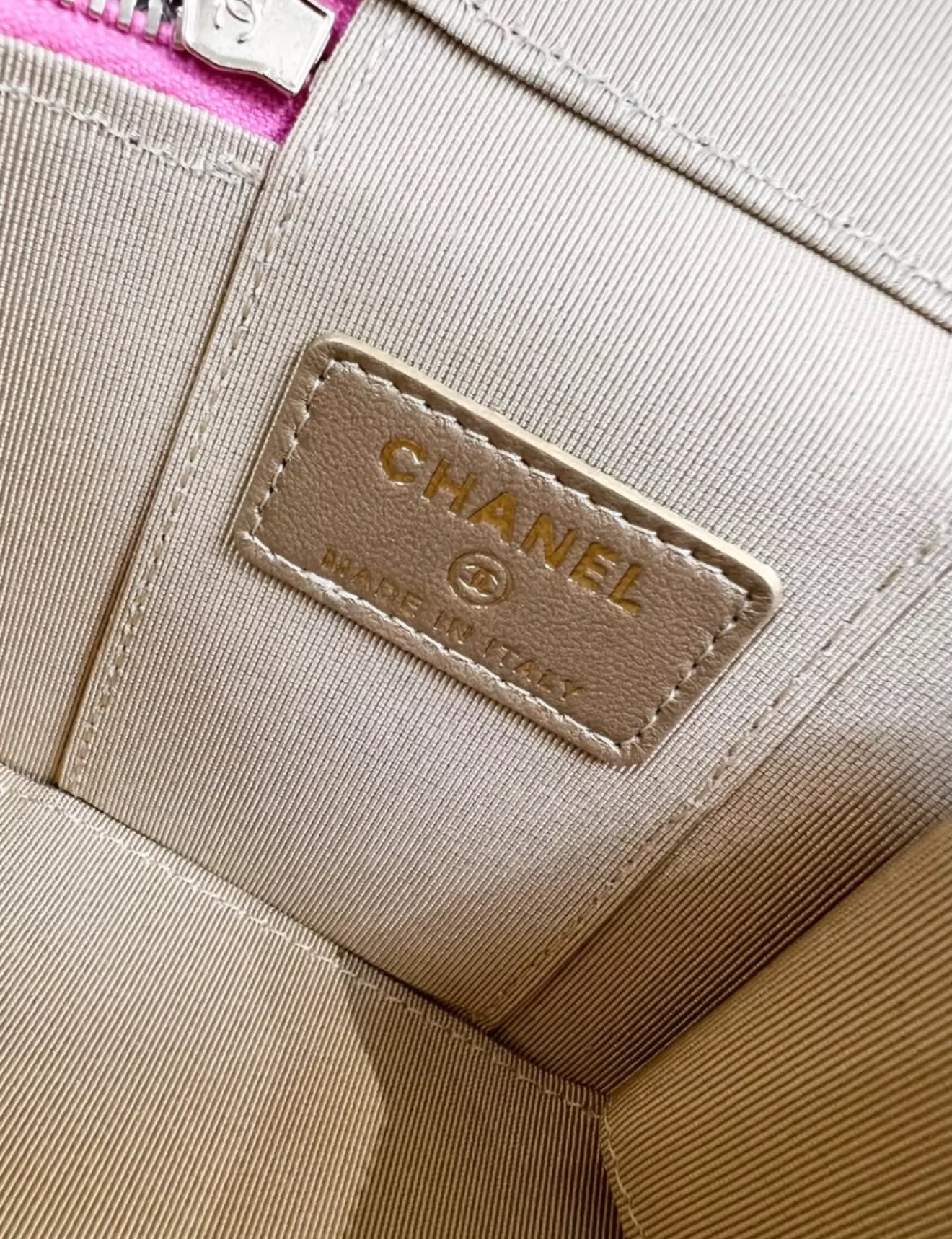 Chanel Vanity Lambskin Pink Shoulder Bag