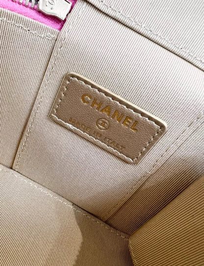 Chanel Vanity Lambskin Pink Shoulder Bag