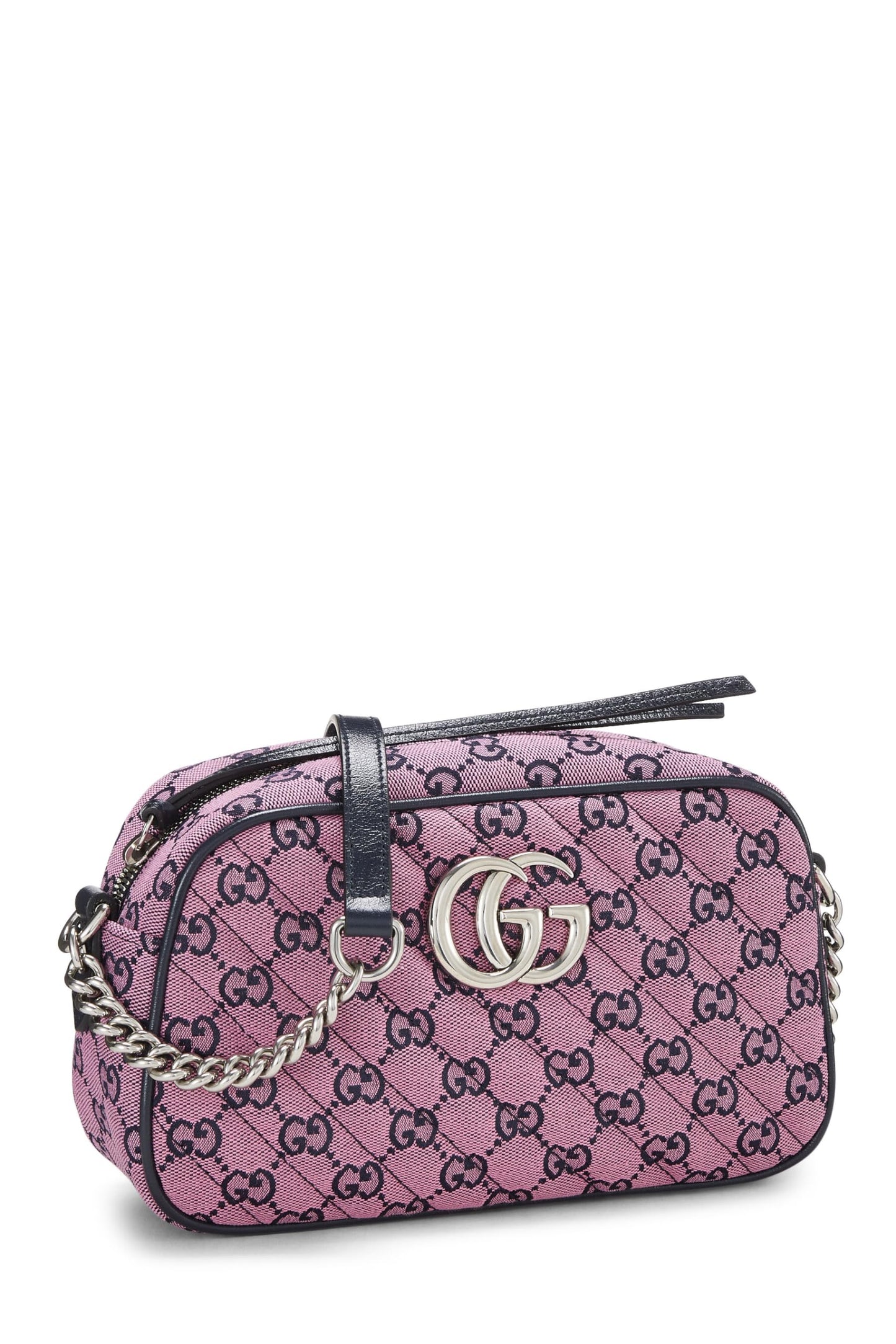 Gucci,  Pink Original GG Canvas Marmont Crossbody Small, Pink