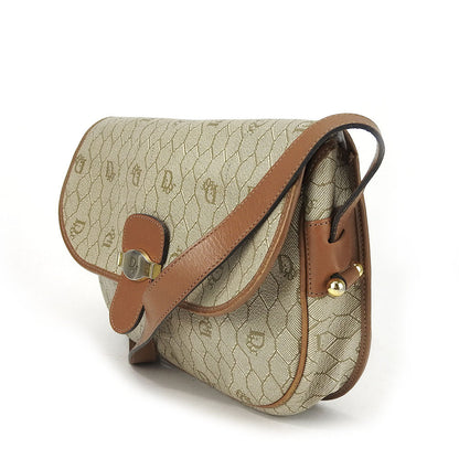 Christian Dior Shoulder Bag PVC, Leather beige Women