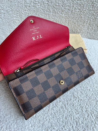 Louis Vuitton Josephine Wallet in Damier Ebene (RRP £370)