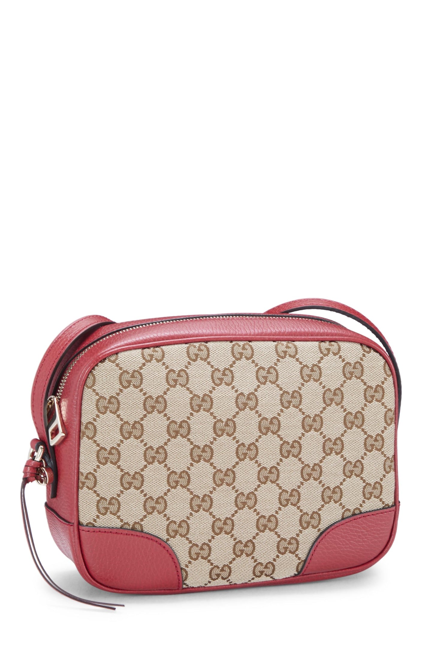 Gucci,  Red Original GG Canvas Bree Crossbody, Red