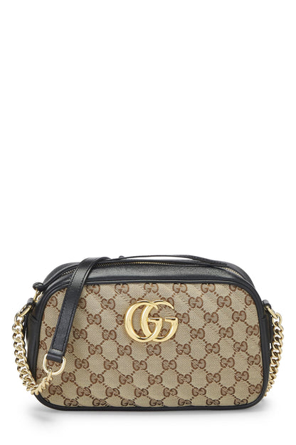Gucci,  Original GG Canvas Marmont Crossbody Small, Black