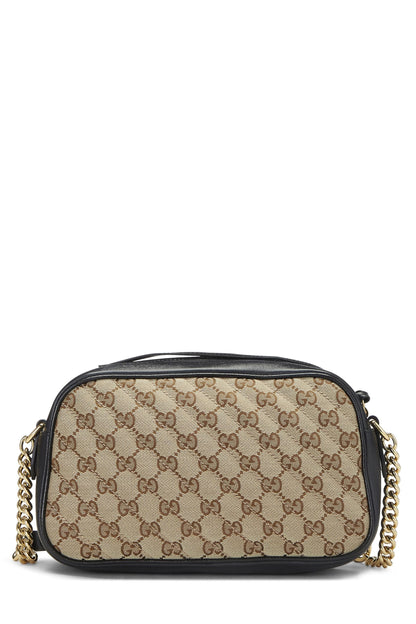 Gucci,  Original GG Canvas Marmont Crossbody Small, Black