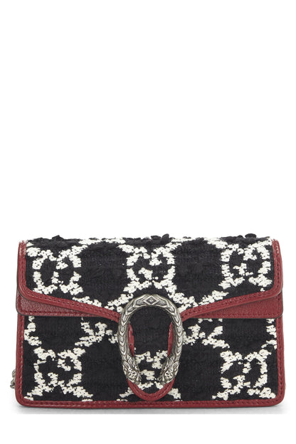 Gucci,  Multicolor Tweed Dionysus Crossbody Super Mini, Multi