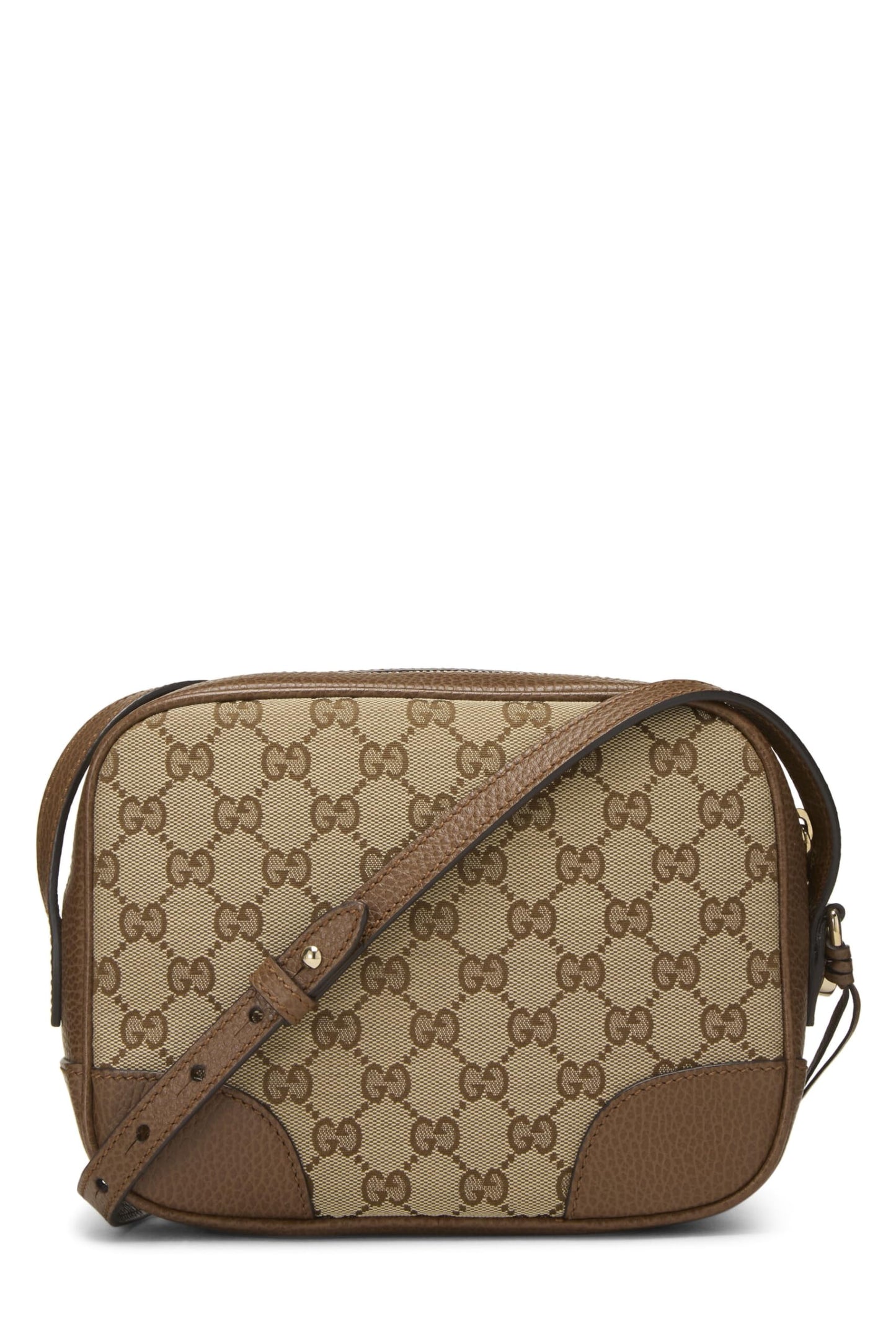 Gucci,  Brown Original GG Canvas Bree Crossbody, Brown