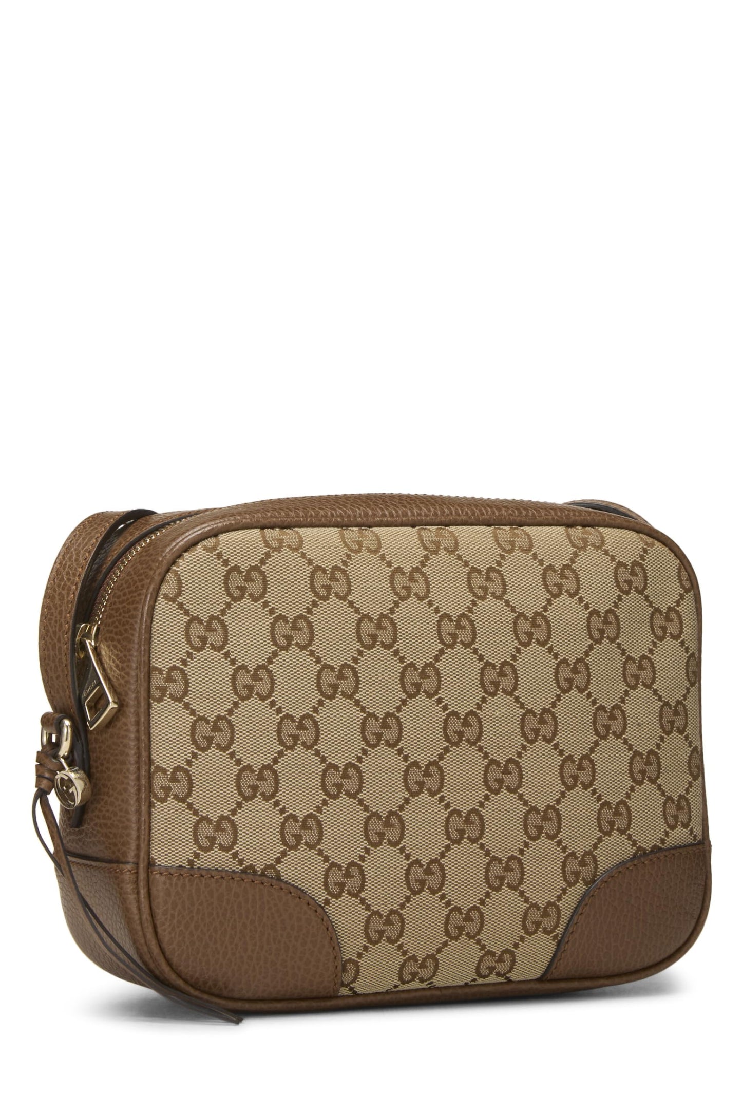 Gucci,  Brown Original GG Canvas Bree Crossbody, Brown