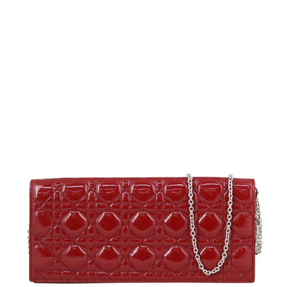 Dior Lady Dior Leather Clutch
