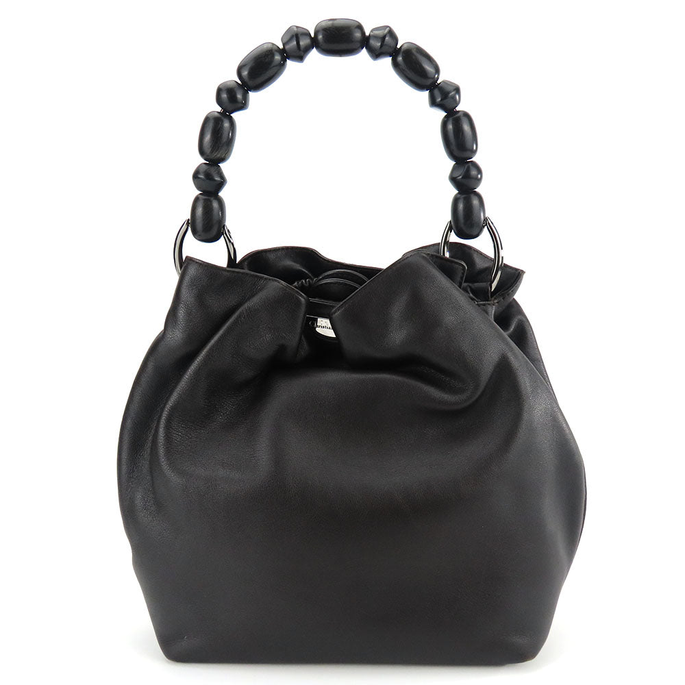 Christian Dior Handbag leather Dark brown type Women