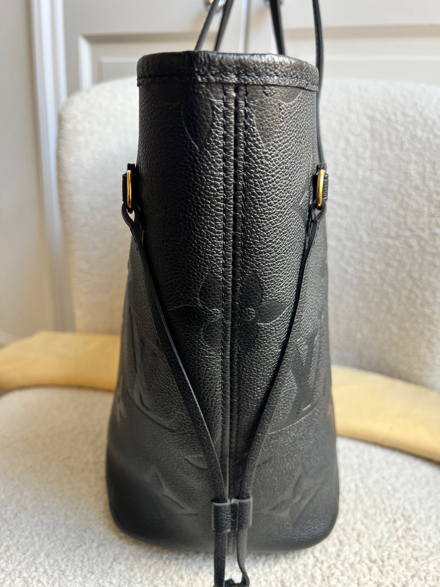 Louis Vuitton Neverfull MM Black Empreinte (RRP £1,970)