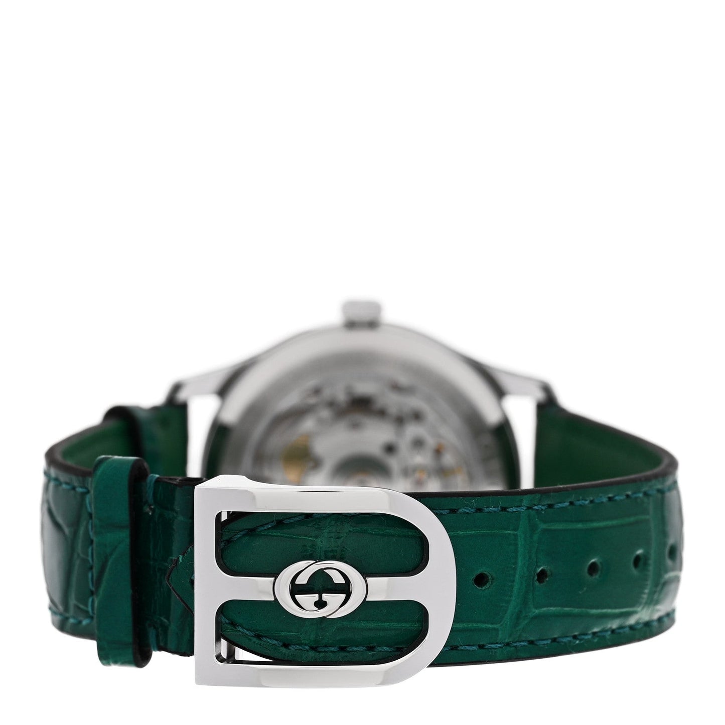 Stainless Steel Alligator Malachite 38mm G-Timeless Bee Automatic Watch