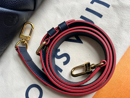 Louis Vuitton V Tote MM Navy Empreinte (RRP £2,390)