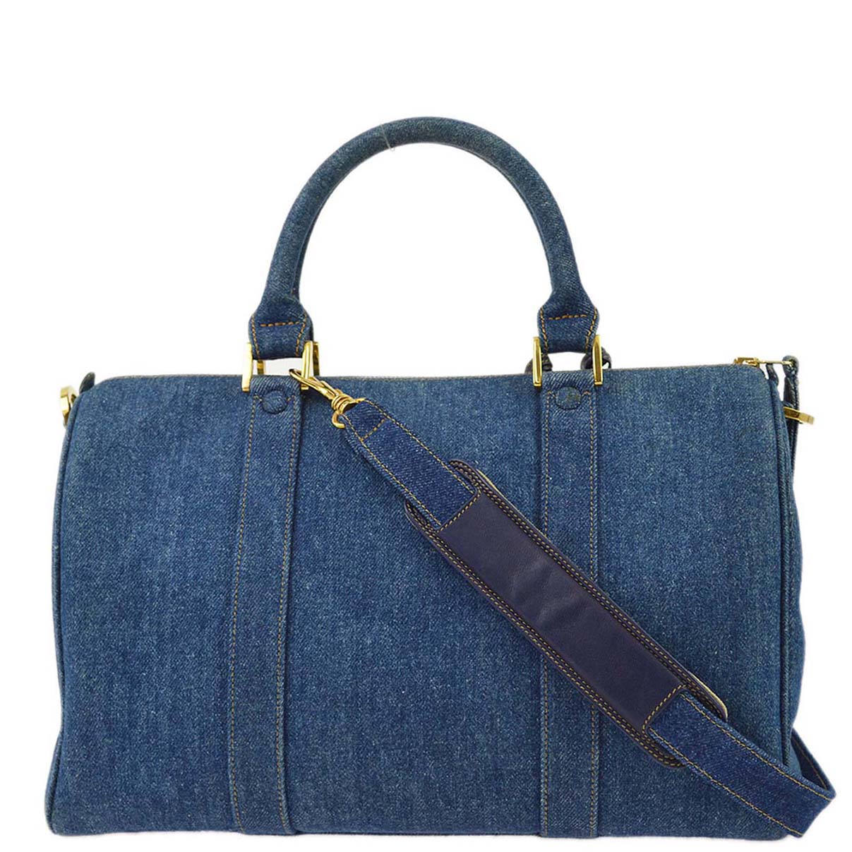 Chanel Blue 2way Shoulder Handbag
