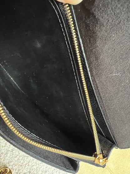 Louis Vuitton Black Empreinte Vavin Chain Wallet (RRP £1430)