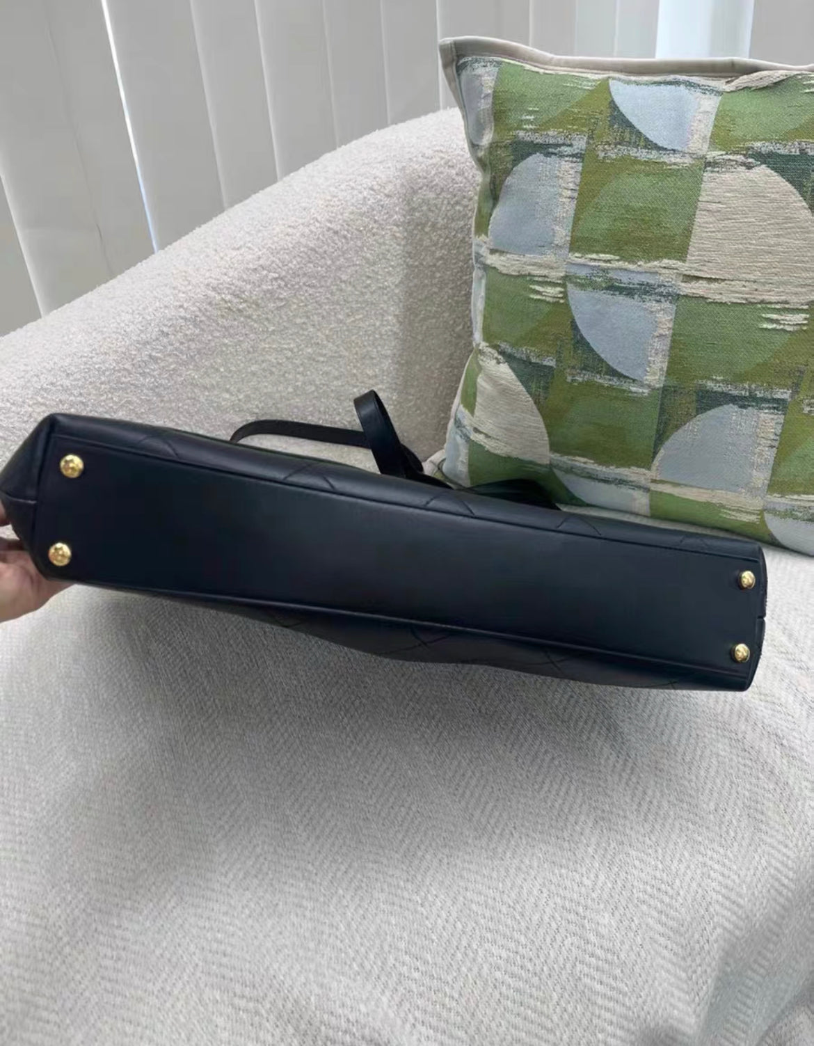 Chanel Lambskin Black Tote Bag