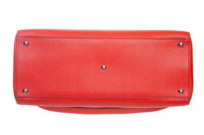 Fendi Coral Leather 2Jours Handbag