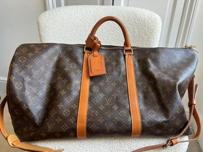 Louis Vuitton Vintage Keepall Bandouliere 60