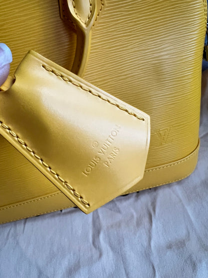 Louis Vuitton Alma PM Citron Yellow Epi (RRP £1780)