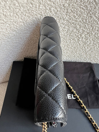 Chanel Black Caviar Wallet on Chain (RRP £2,930)