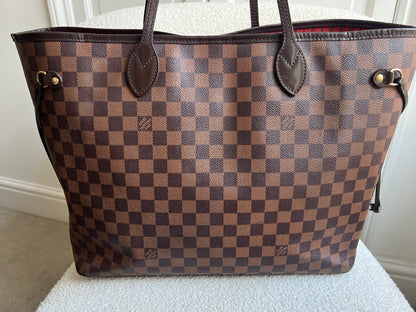 Louis Vuitton Neverfull GM Damier Ebene Cherry Interior (RRP £1,500)
