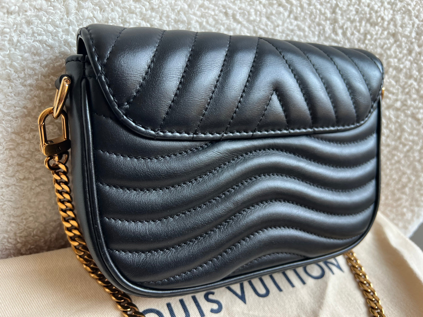Louis Vuitton Black New Wave Multi Pochette (RRP £2070)