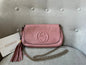 Gucci Rose Pink Soho Disco Crossbody Flap Bag (RRP £1050)