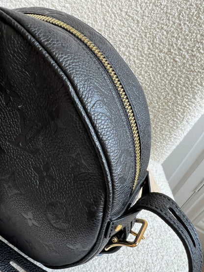 Louis Vuitton Boite Chapeau Souple MM Black Empreinte (RRP £2590)