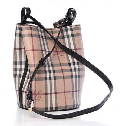 Haymarket Check Colours Small Lorne Bucket Crossbody Black