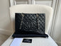 Chanel Black Caviar Grand Shopper Tote (GST) Silver Hardware
