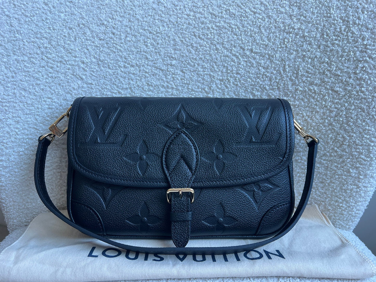 Louis Vuitton Diane Satchel Black Empreinte (RRP £2,120)