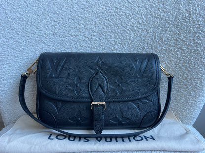 Louis Vuitton Diane Satchel Black Empreinte (RRP £2,120)