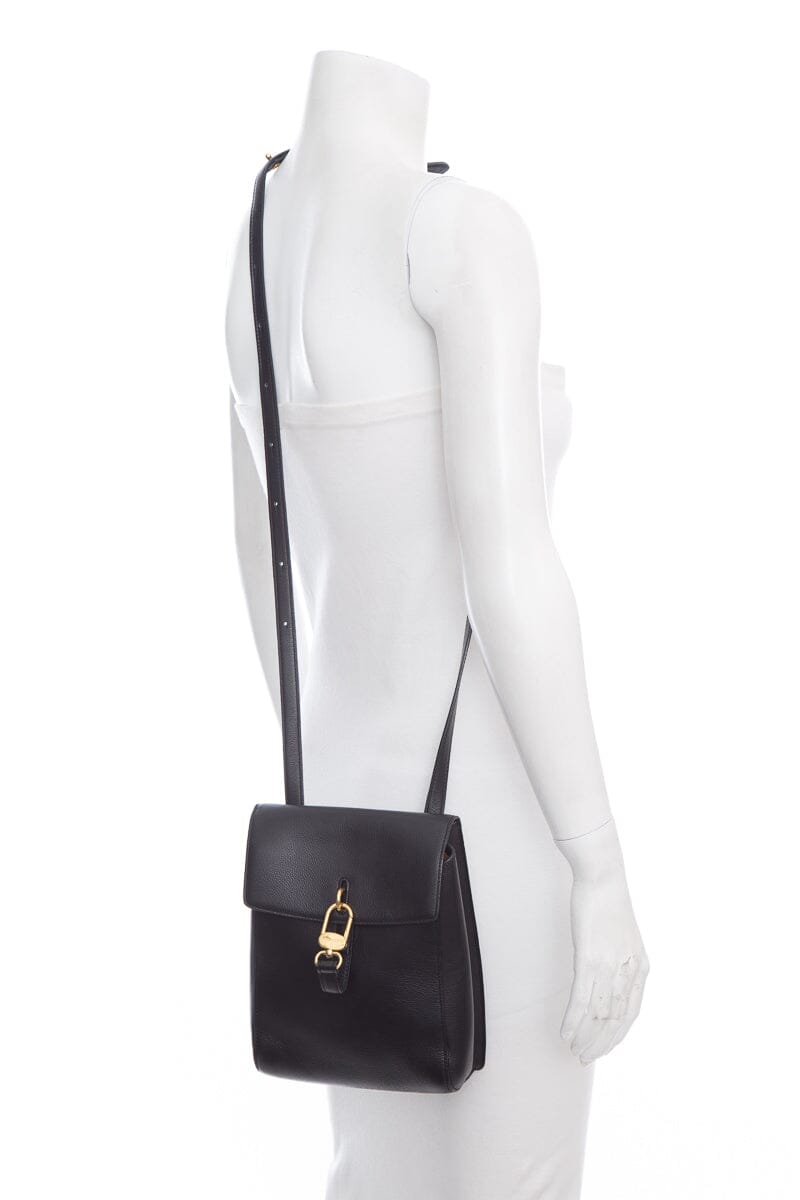 Delvaux Black Leather Crossbody