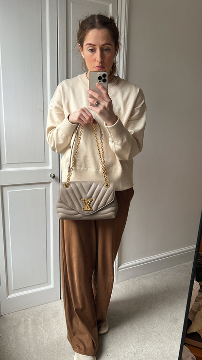 Louis Vuitton Taupe New Wave Chain Bag MM (RRP £2310)