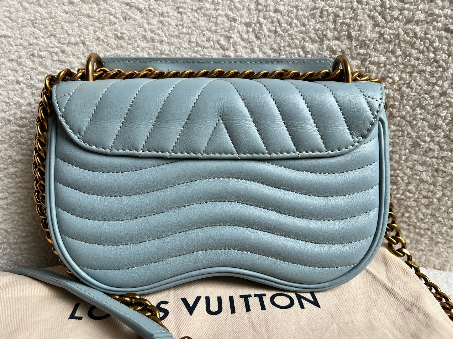 Louis Vuitton New Wave PM Bag in Light Blue