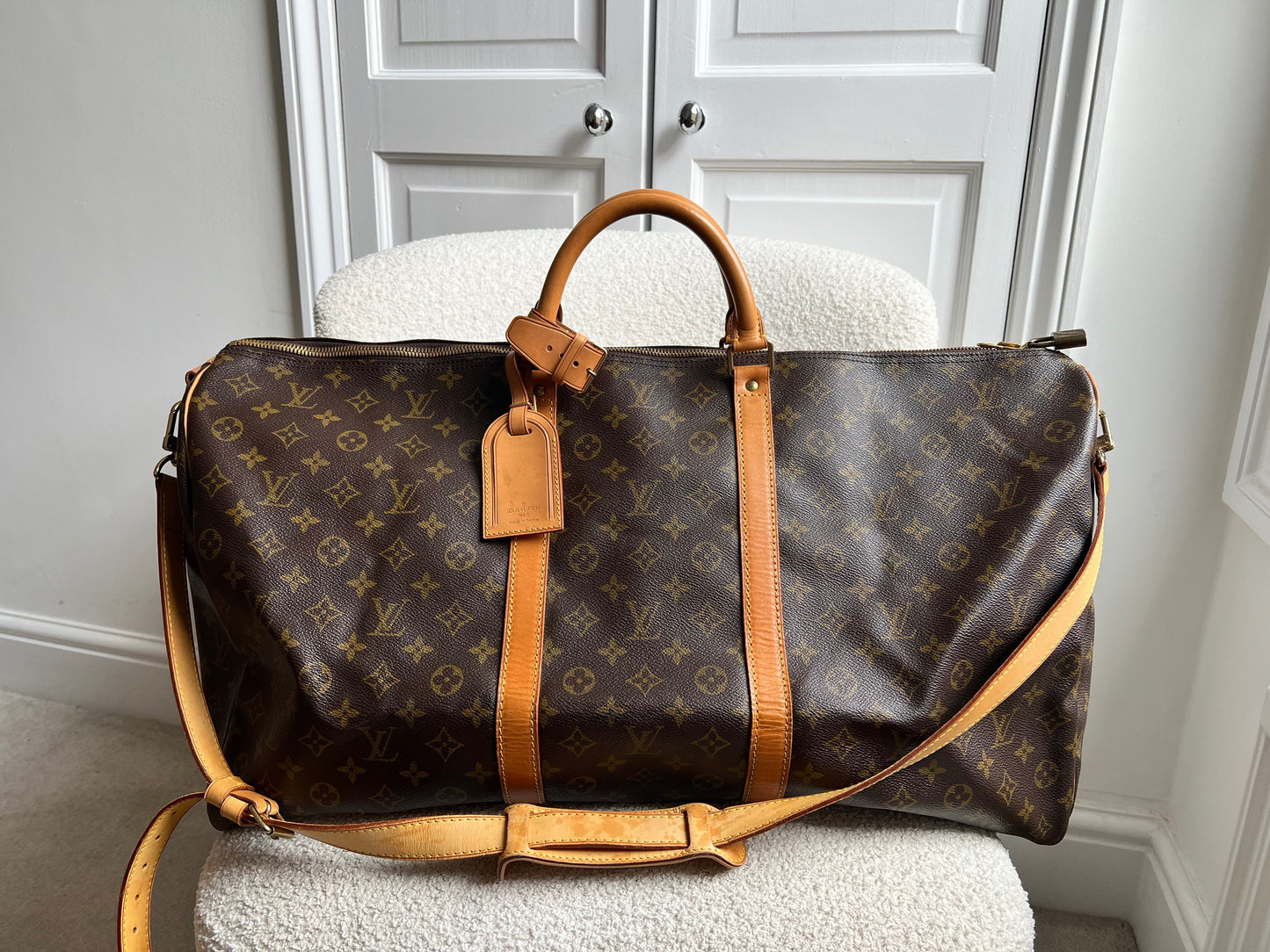 Louis Vuitton Vintage Keepall Bandouliere 60