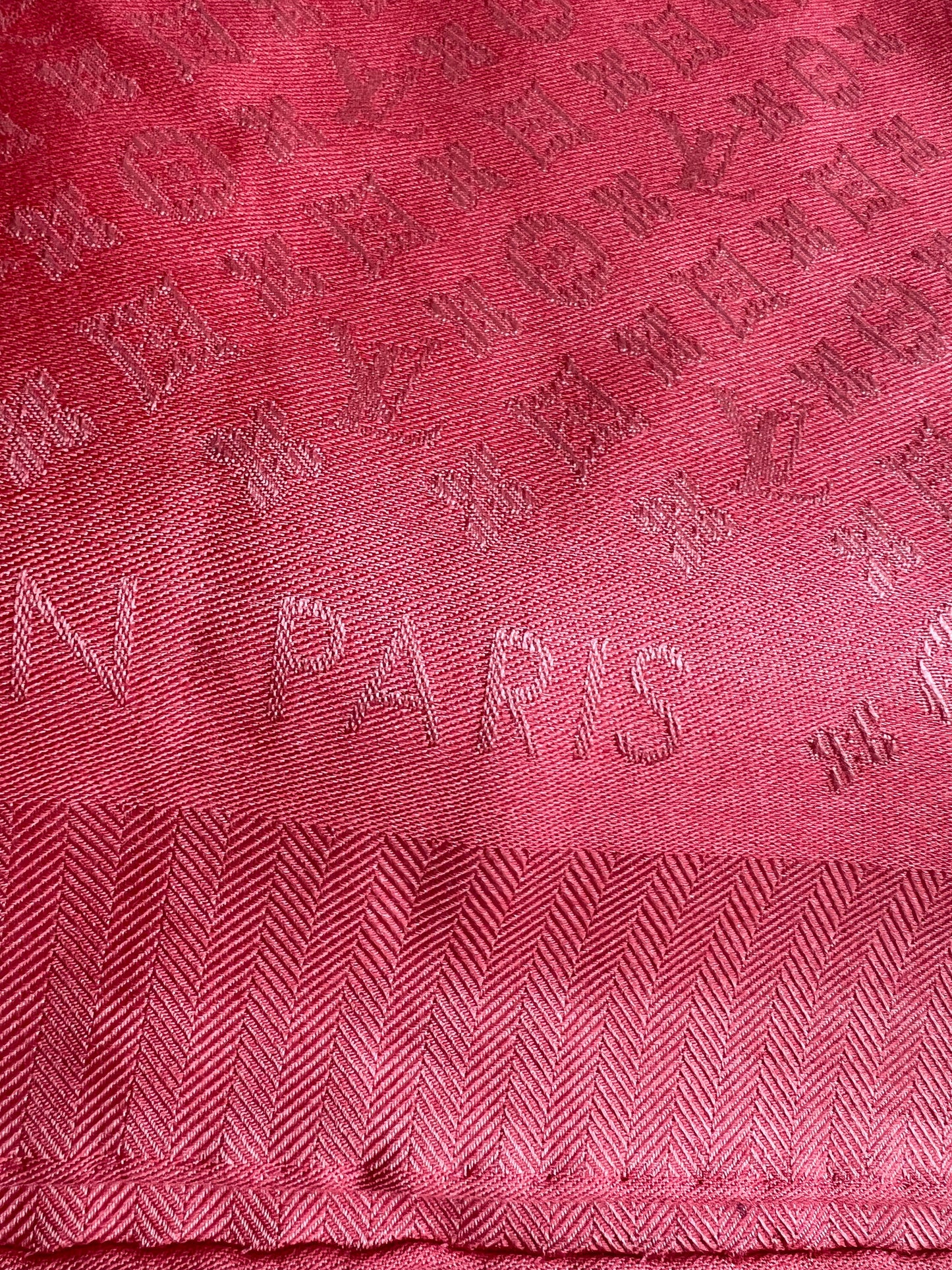 Louis Vuitton Pink Monogram Shawl