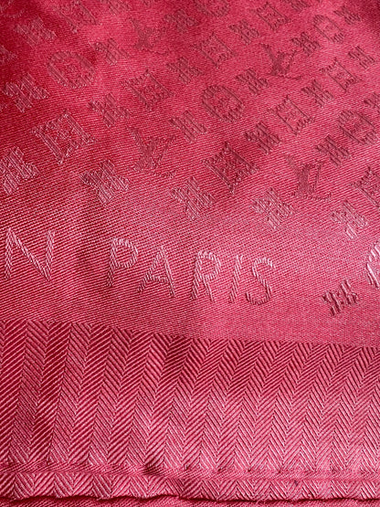 Louis Vuitton Pink Monogram Shawl