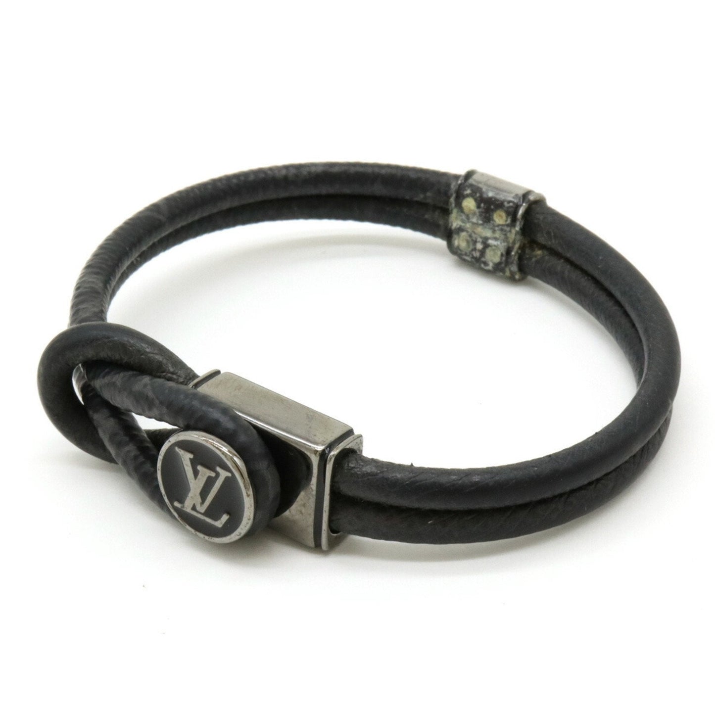 Louis Vuitton  Monogram Eclipse Metal Monogram Eclipse Charm Bracelet