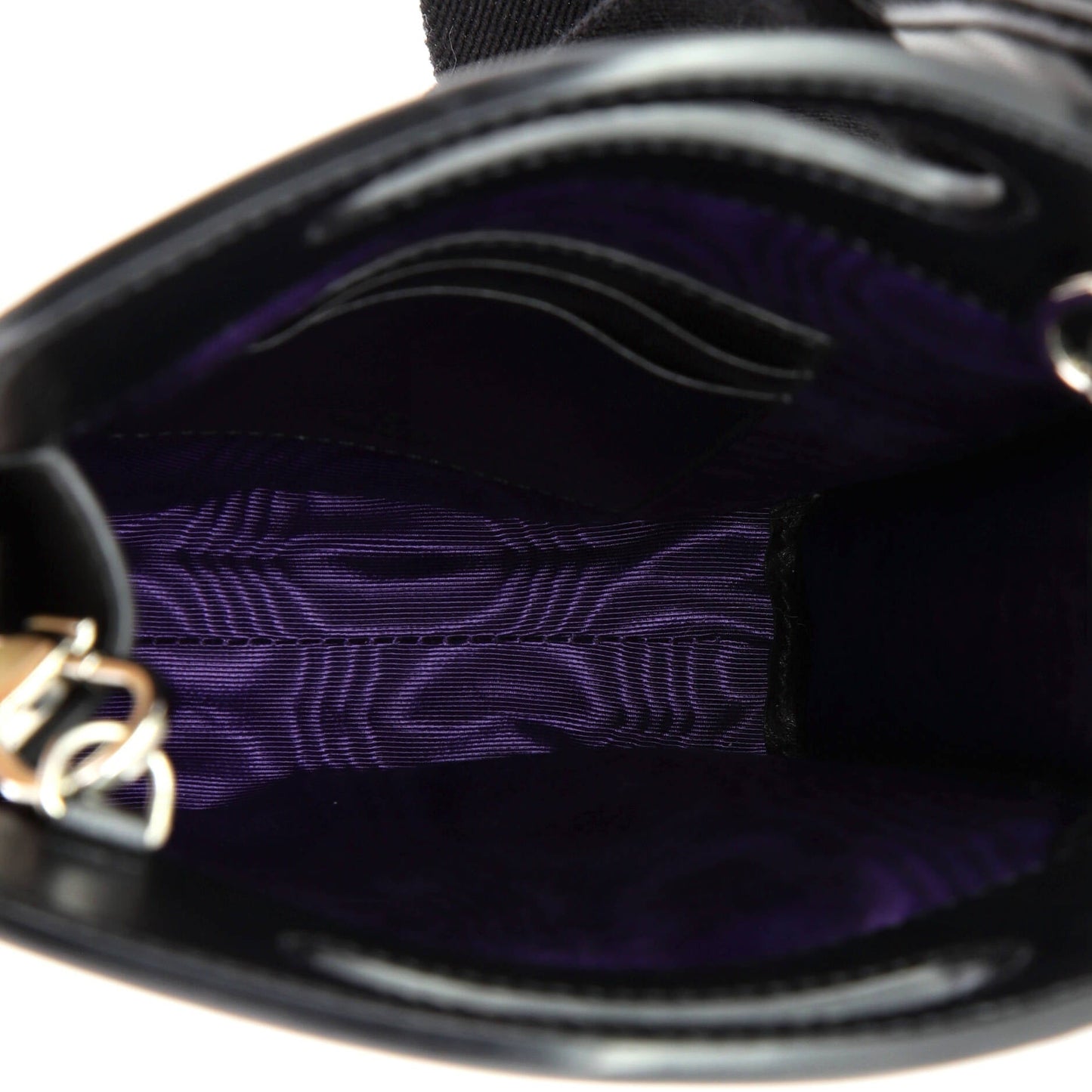 Top Handle Crossbody Bag GG Embossed Matelasse Nylon with Leather Mini