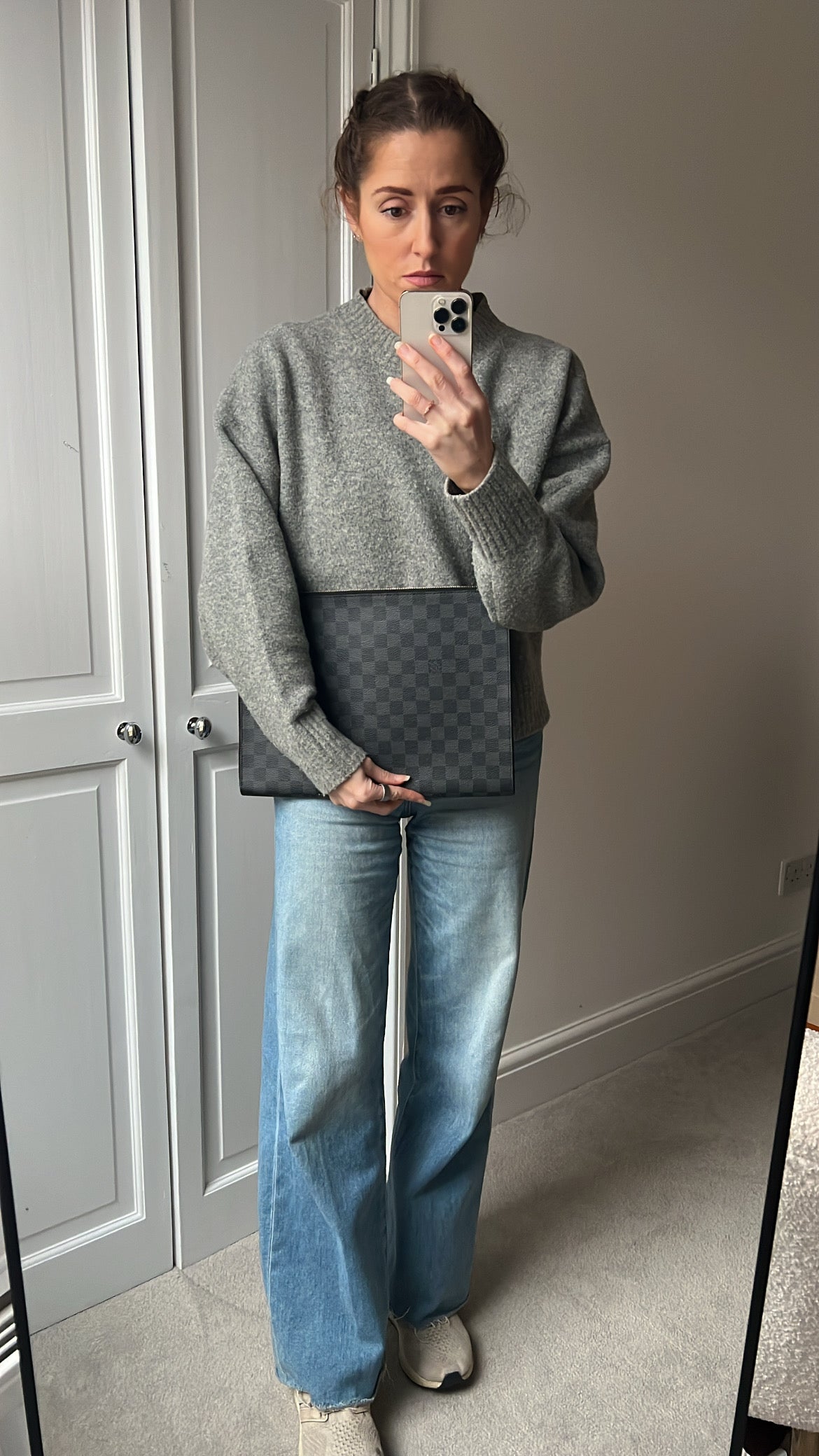 Louis Vuitton Pochette Jour GM Damier Graphite